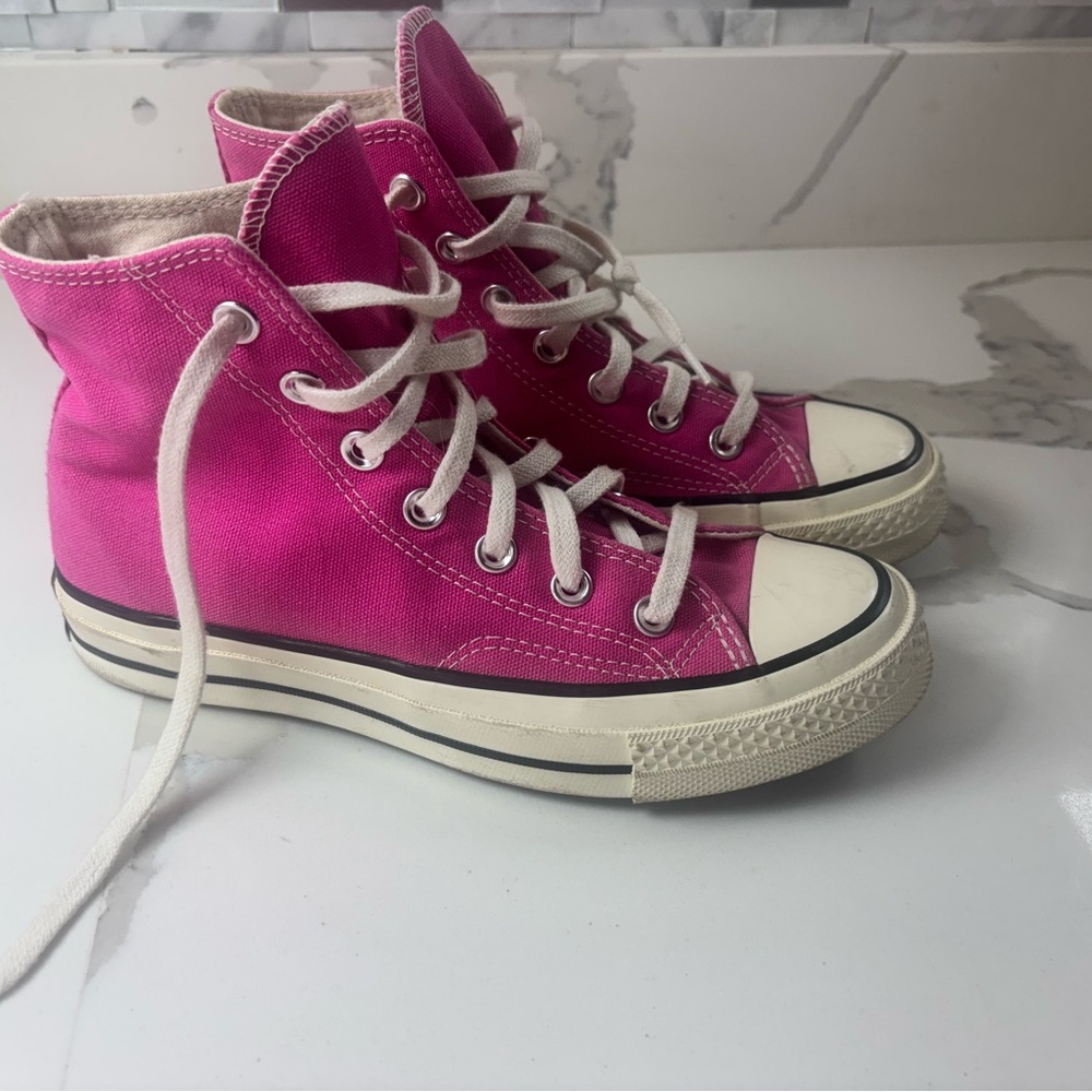 Converse Pink High-Top Sneakers
